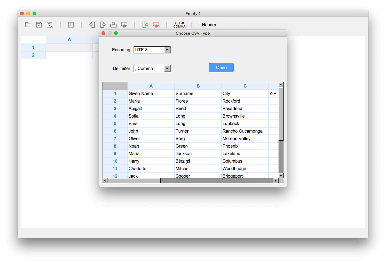 mac text file encoding